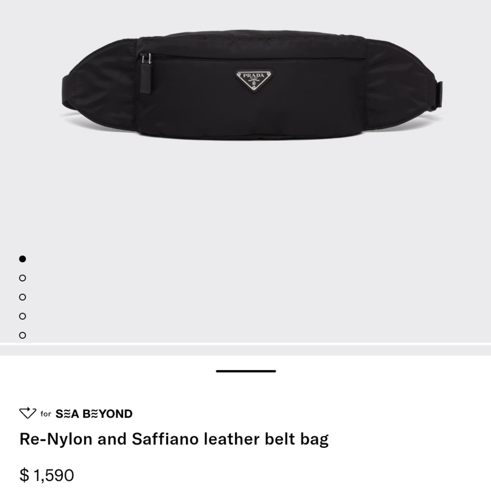 Authentic Prada Nylon Belt Bag